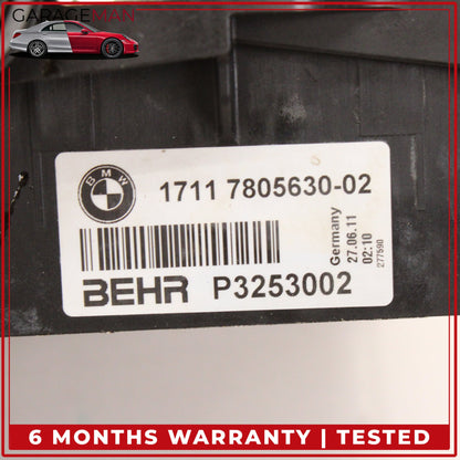 2012-2019 BMW 650i F13 RWD Left Driver Side Auxiliary Radiator 7805630 OEM