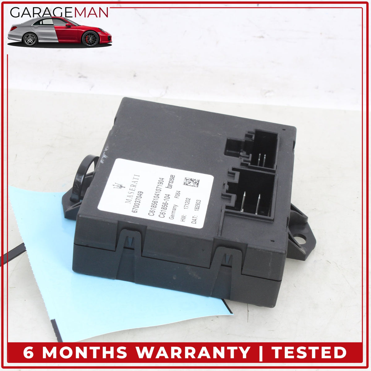 2014-2024 Maserati Ghibli M157 Trunk Lid Liftgate Control Module 670037049 OEM