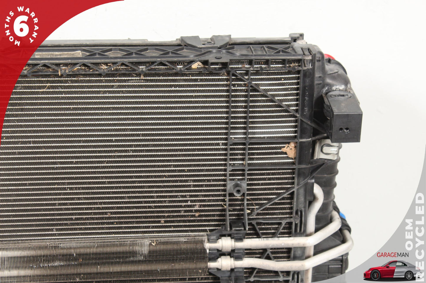 2011-2018 Porsche Cayenne 958 Engine Radiator A/C Condenser Cooler w/ Fan Motor