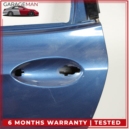 2018-2024 BMW X3 G01 Rear Left Driver Side Door Shell Blue Metallic OEM
