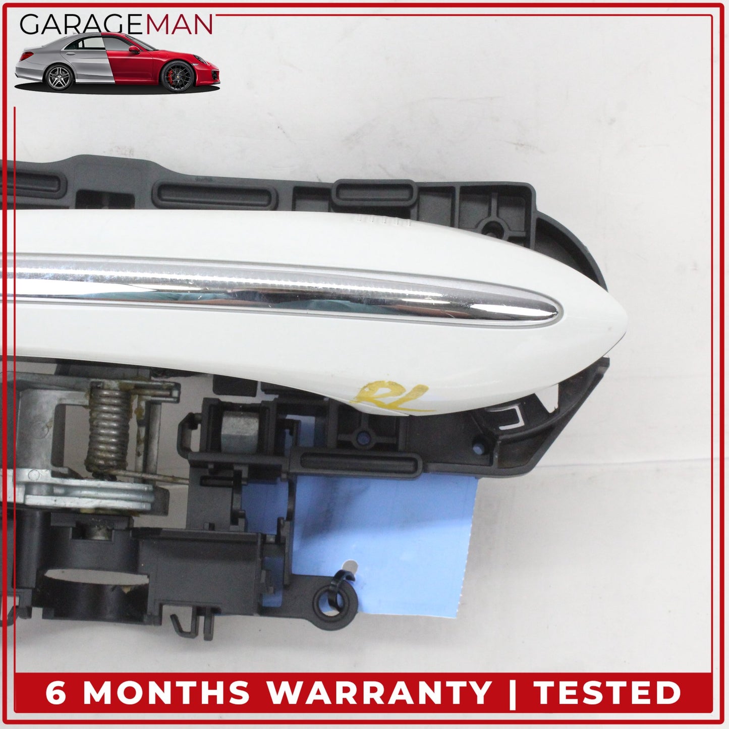 2011-2016 BMW 550i 535i Rear Left Driver Side Exterior Door Handle White OEM