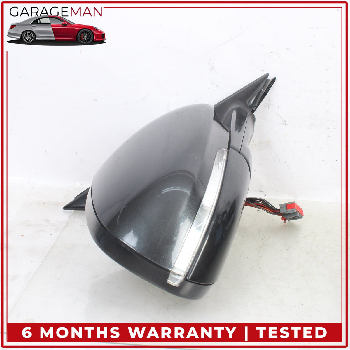 2010-2015 Jaguar XF X250 Front Right Door Rear View Mirror w/ Blind Spot OEM