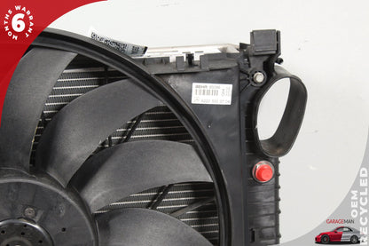 2002-2006 Mercedes W220 S500 Engine Motor Cooling Fan Shroud w/ Radiator OEM
