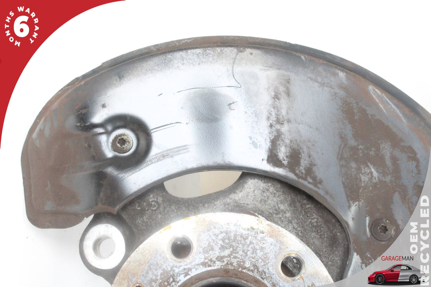 09-18 Audi A6 C7 AWD 3 Front Left Spindle Knuckle Wheel Hub 4G0407241 Genuine