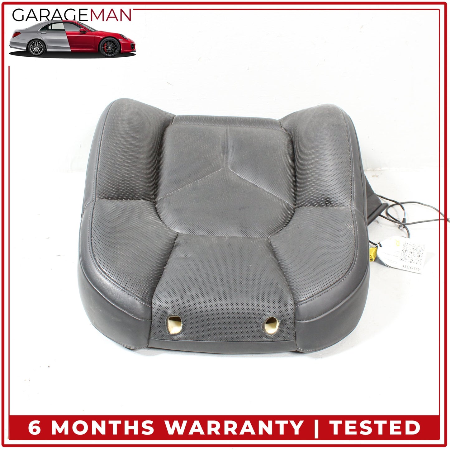 2011-2018 Porsche Cayenne 958 Front Right Side Top Upper Seat Cushion Black OEM