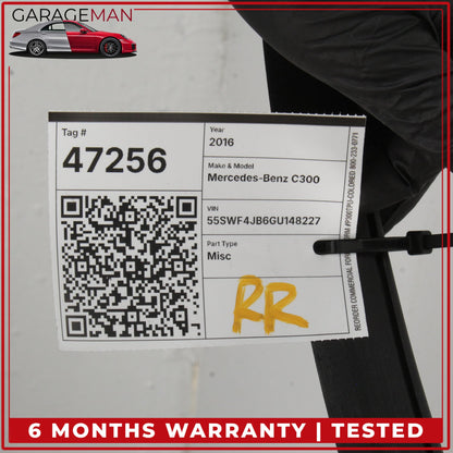 2015-2021 Mercedes W205 C300 Rear Right Side Door Rubber Seal 2056970151 OEM