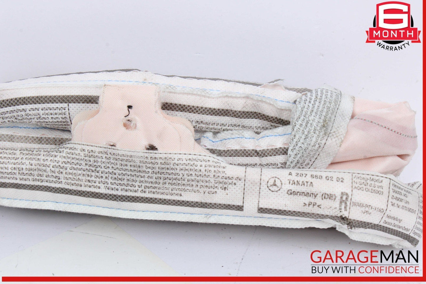 10-17 Mercedes W207 E400 E550 Coupe Front Right Roof Head Airbag Curtain Air Bag