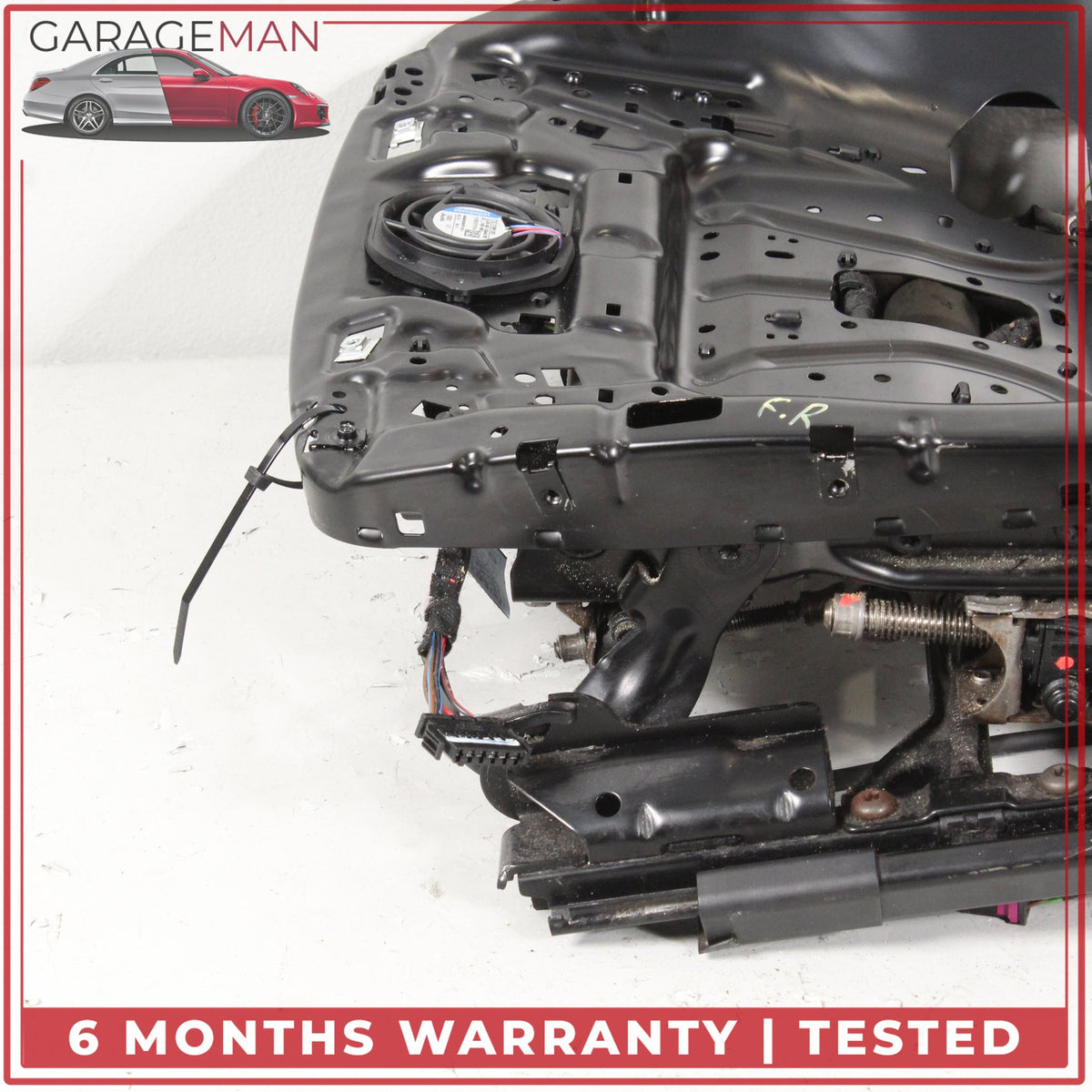 2012-2018 Audi A7 Front Left Driver Side Seat Track Rail Frame w/ Motor OEM
