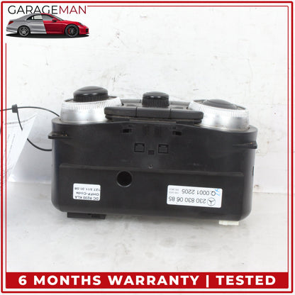 2003-2012 Mercedes R230 SL500 SL550 SL600 A/C Heater Climate Control Switch OEM