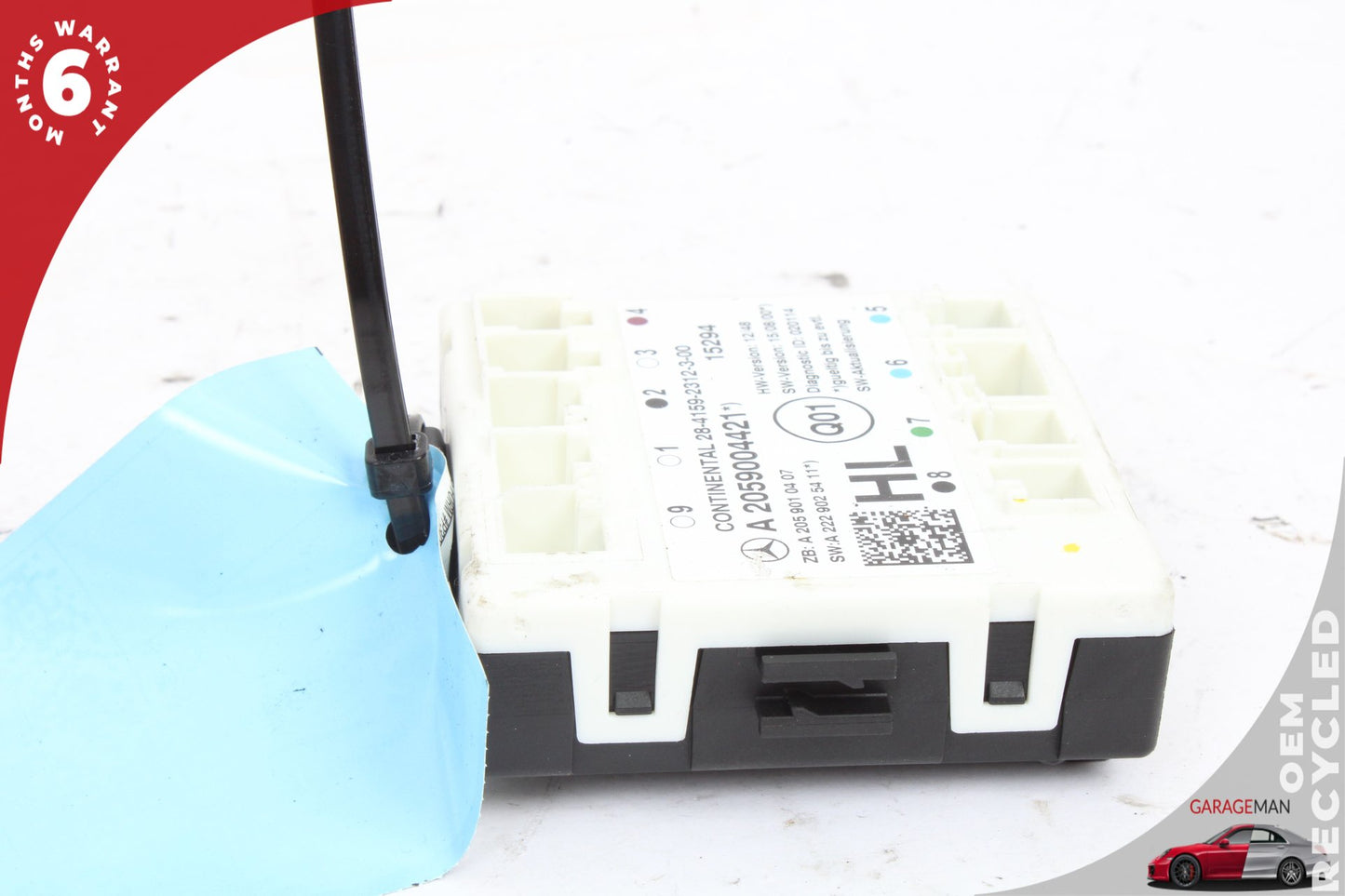 16-19 Mercedes-Benz C300 W205 Rear Left Door Control Module 2059010407 OEM
