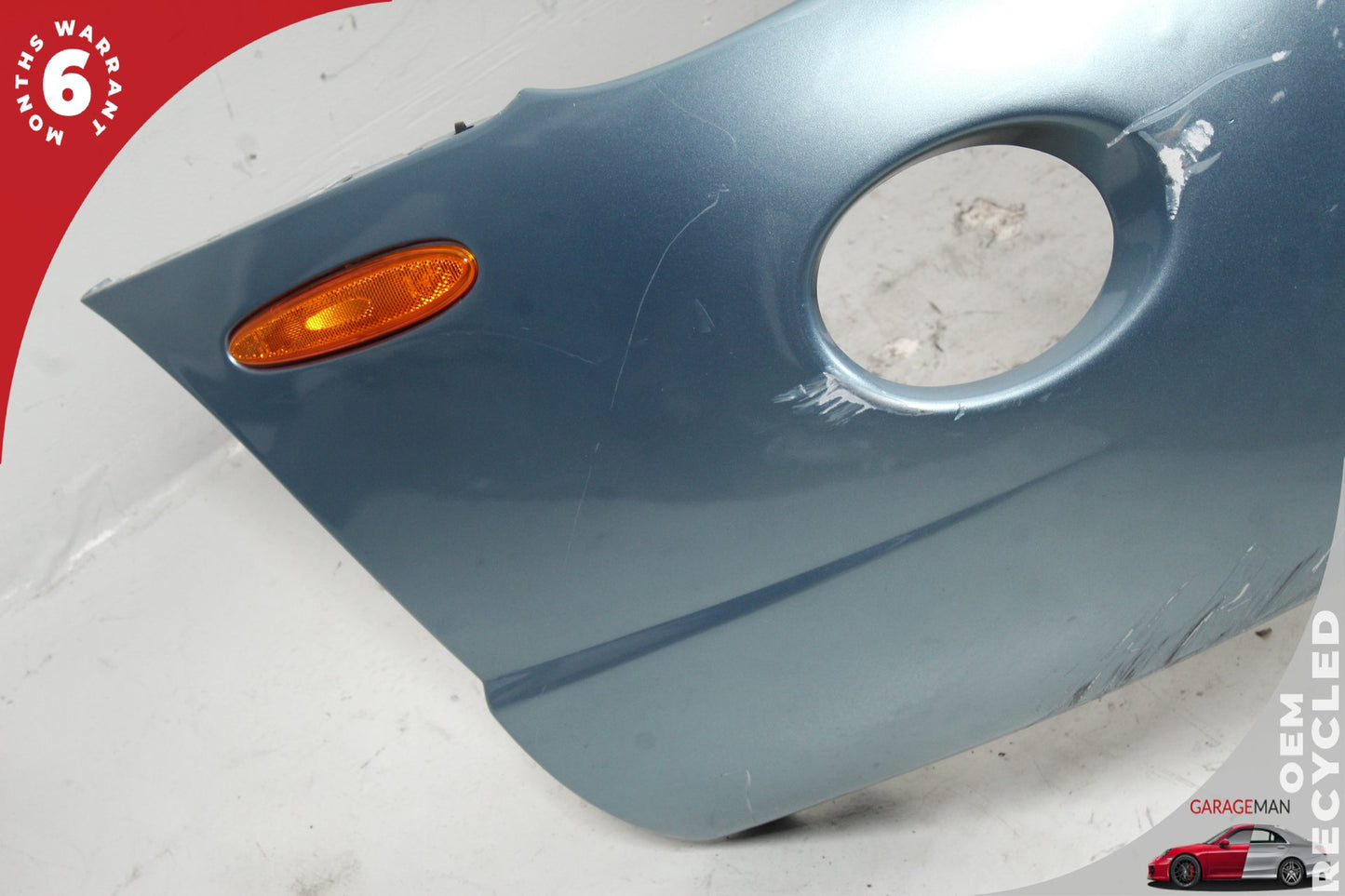 2005-2006 Jaguar XK8 X100 Convertible Front Bumper Cover 4W8317D957BC OEM