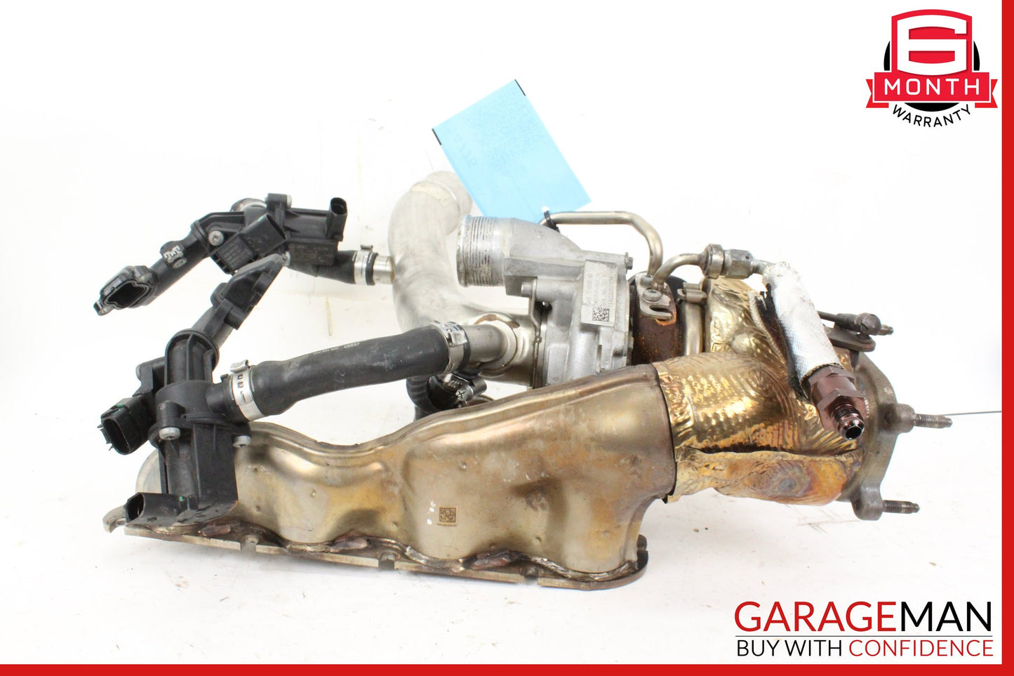 2013-2018 Audi S7 S6 A8 Quattro Left Side Turbocharger Manifold 079145703E OEM