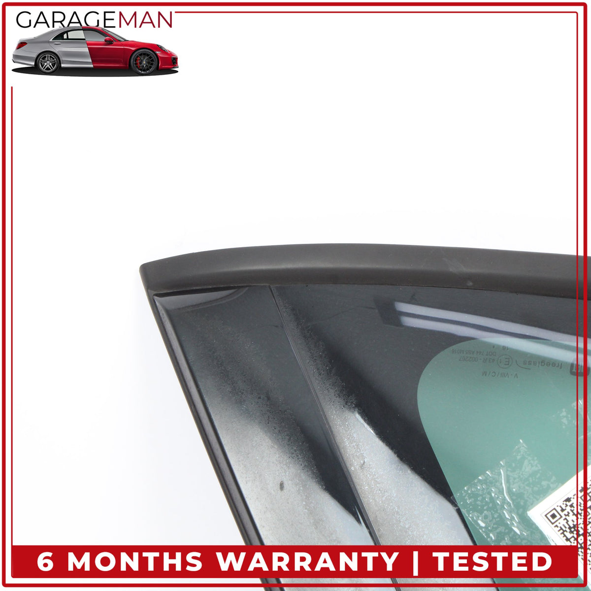 2014-2020 Fiat 500L Hatchback Rear Left Quarter Window Glass 68201886AA