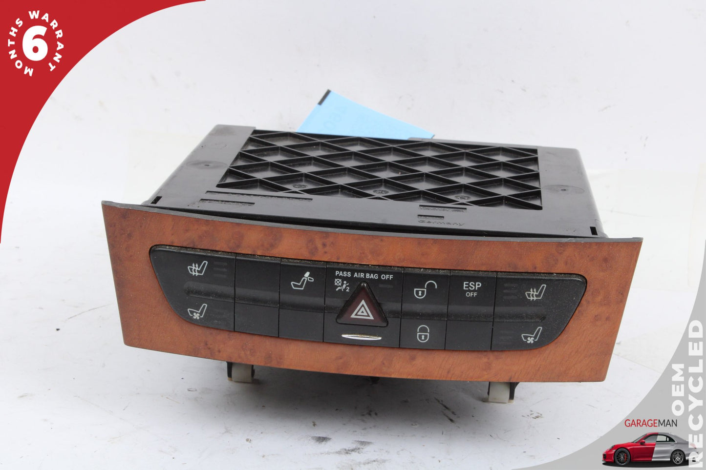 2003-2009 Mercedes W219 CLS550 Center Dash Hazard Control Switch Panel OEM