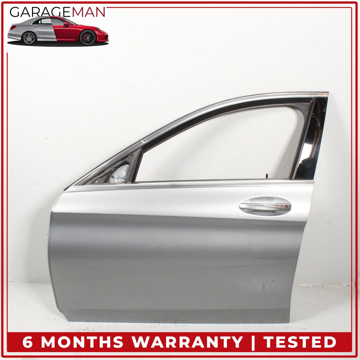 2015-2021 Mercedes W205 C300 Front Left Side Door Shell w/ Door Handle OEM