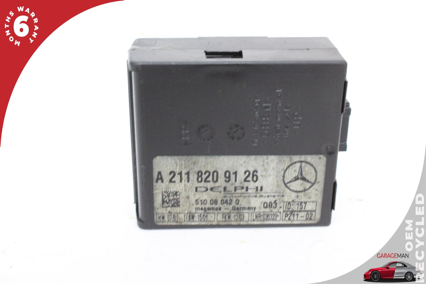 2000-2012 Mercedes W220 S55 AMG Anti Theft Alarm Control Module 2118209126 OEM