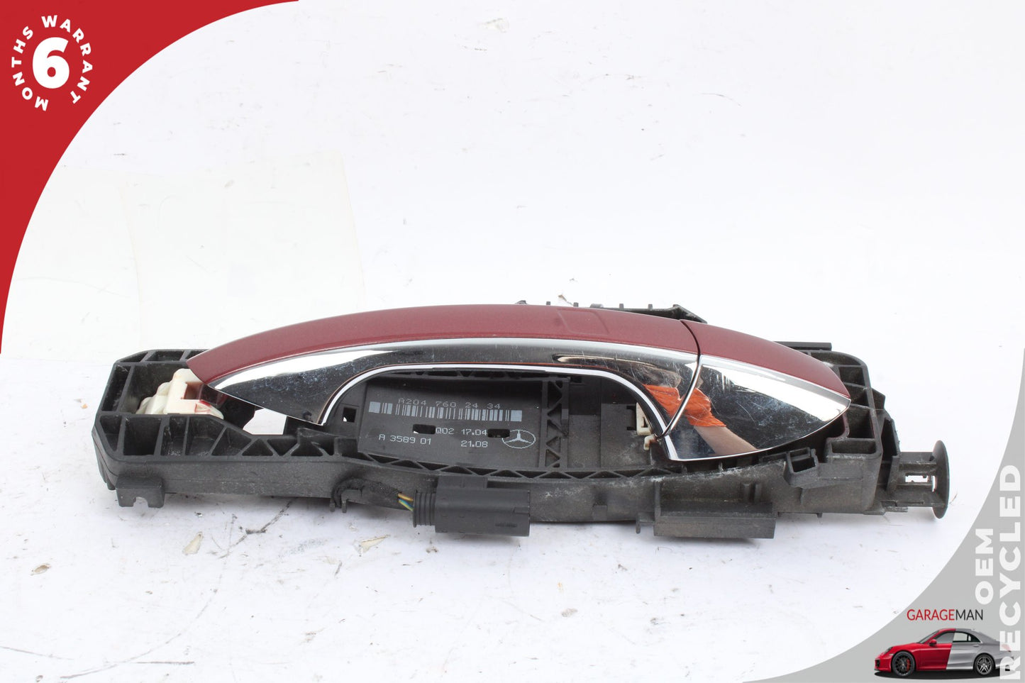 2012-2018 Mercedes W218 CLS550 Right Passenger Side Exterior Door Handle Red OEM