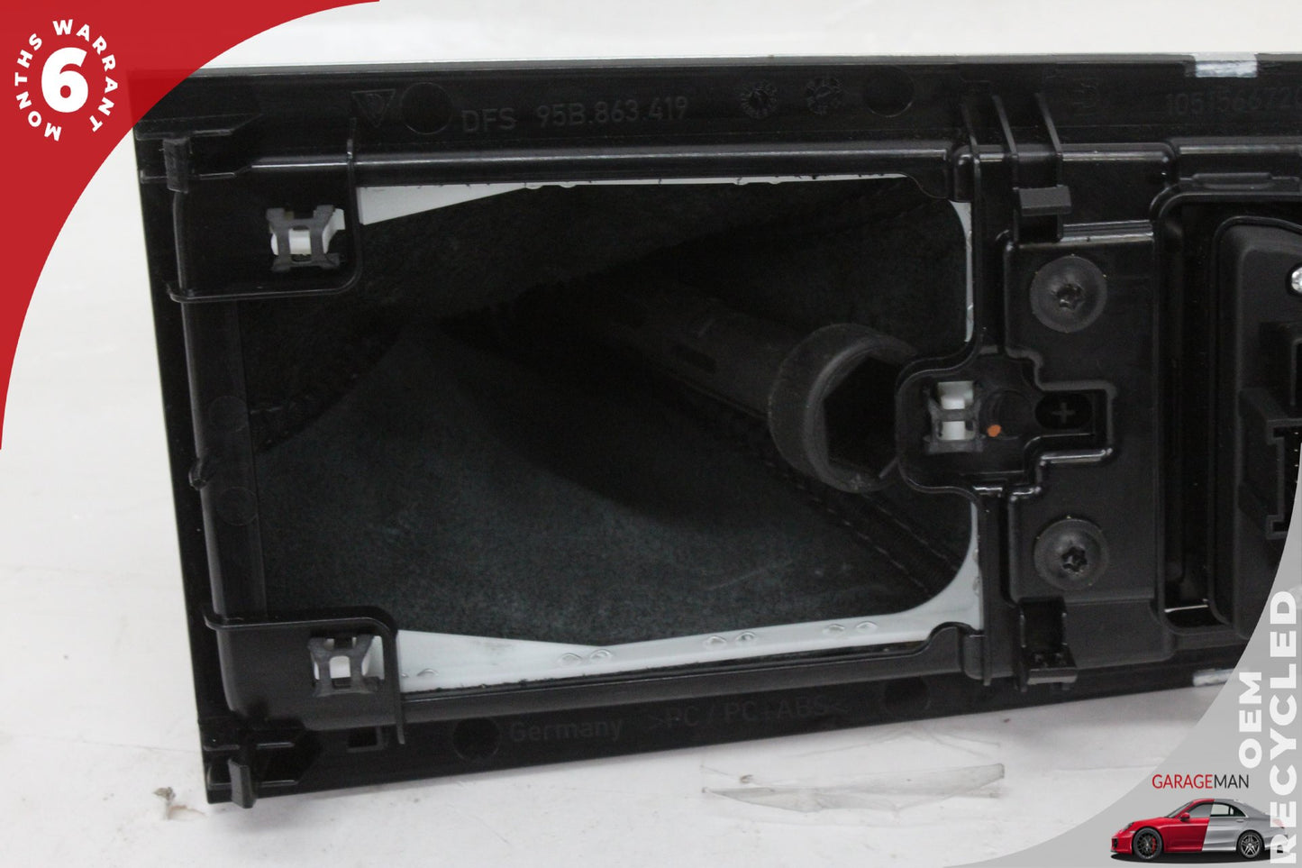 2015-2018 Porsche Macan 95B Center Console Shifter Knob Boot Trim Cover OEM