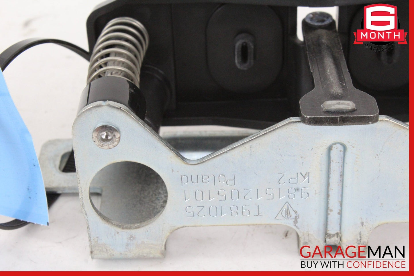 2013-2016 Porsche Cayman 981 Rear Trunk Lock Latch Striker Plate 98151205101 OEM