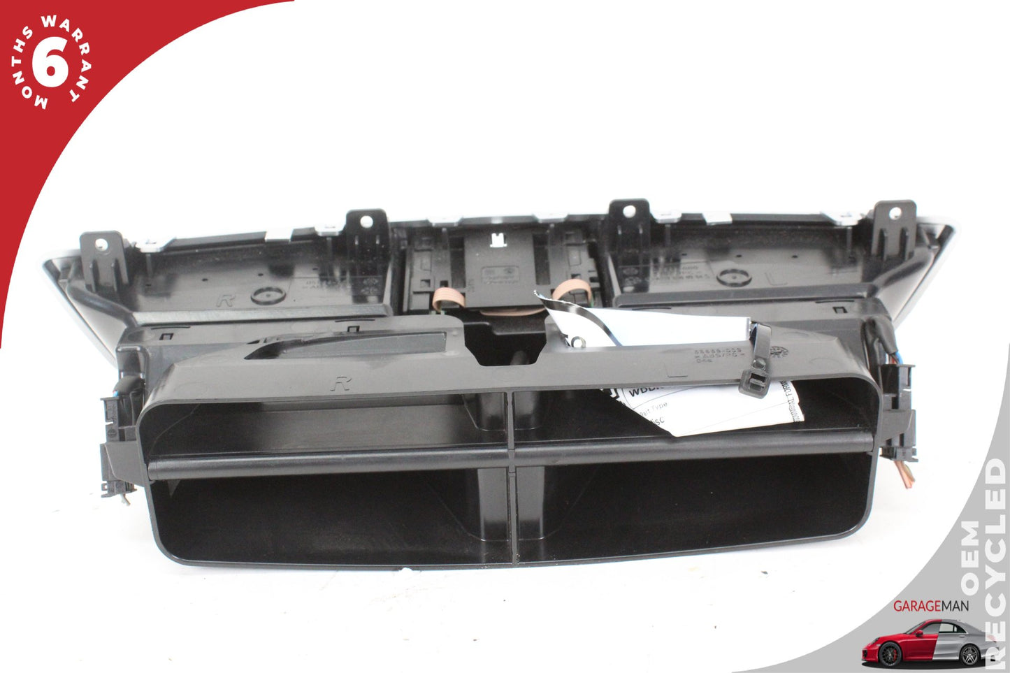 07-13 Mercedes-Benz S550 W221 Center Dash AC Air Vent Trim Clock 2218300954