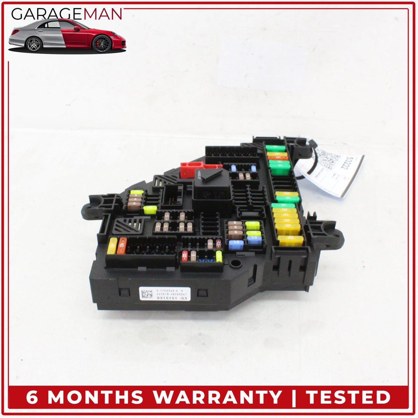 2015-2018 BMW X3 X4 F25 F26 Rear Fuse Box Power Distribution 9315151 OEM