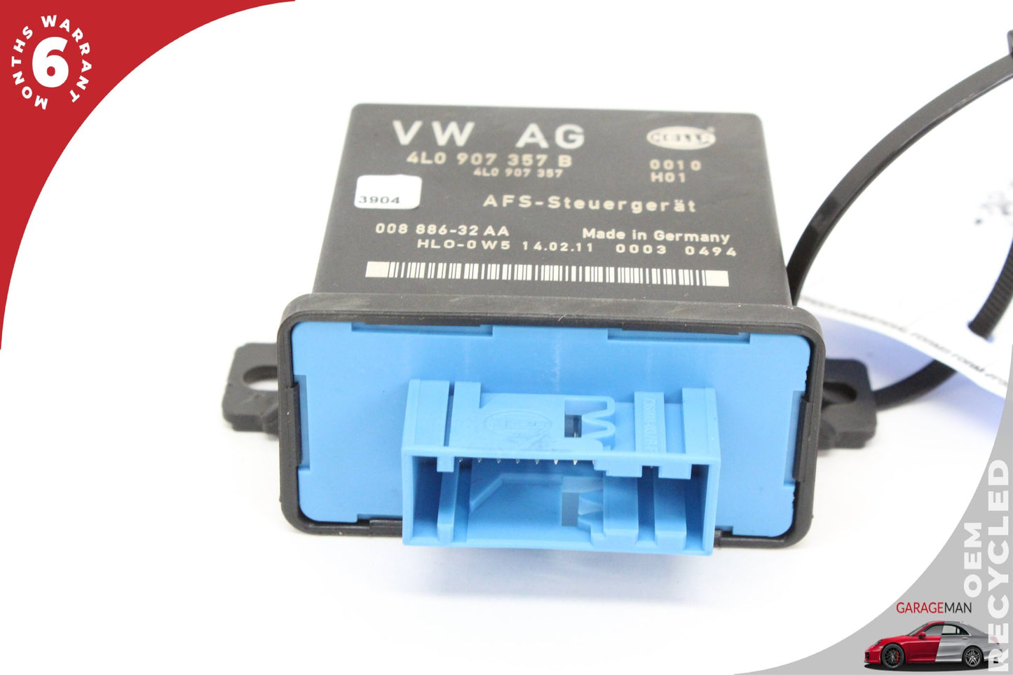 2010-2015 Audi Q7 SUV Headlight Lamp Range Control Module Unit 4L0907357B OEM