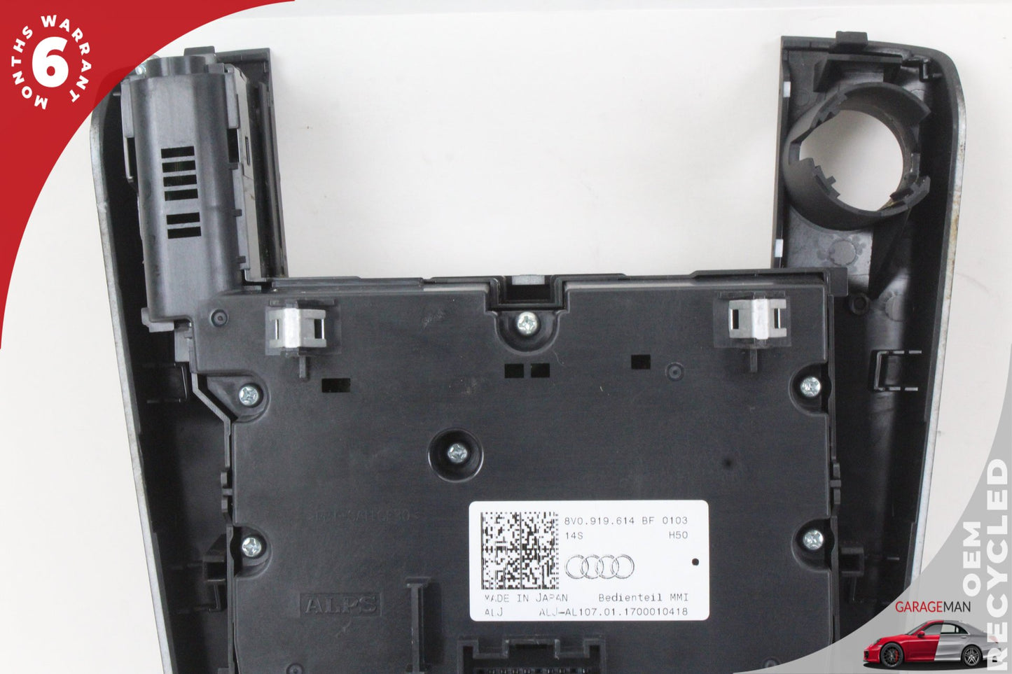 15-18 Audi A3 8V Sedan Radio Media Interface Controller Panel 8V0919614Q Genuine