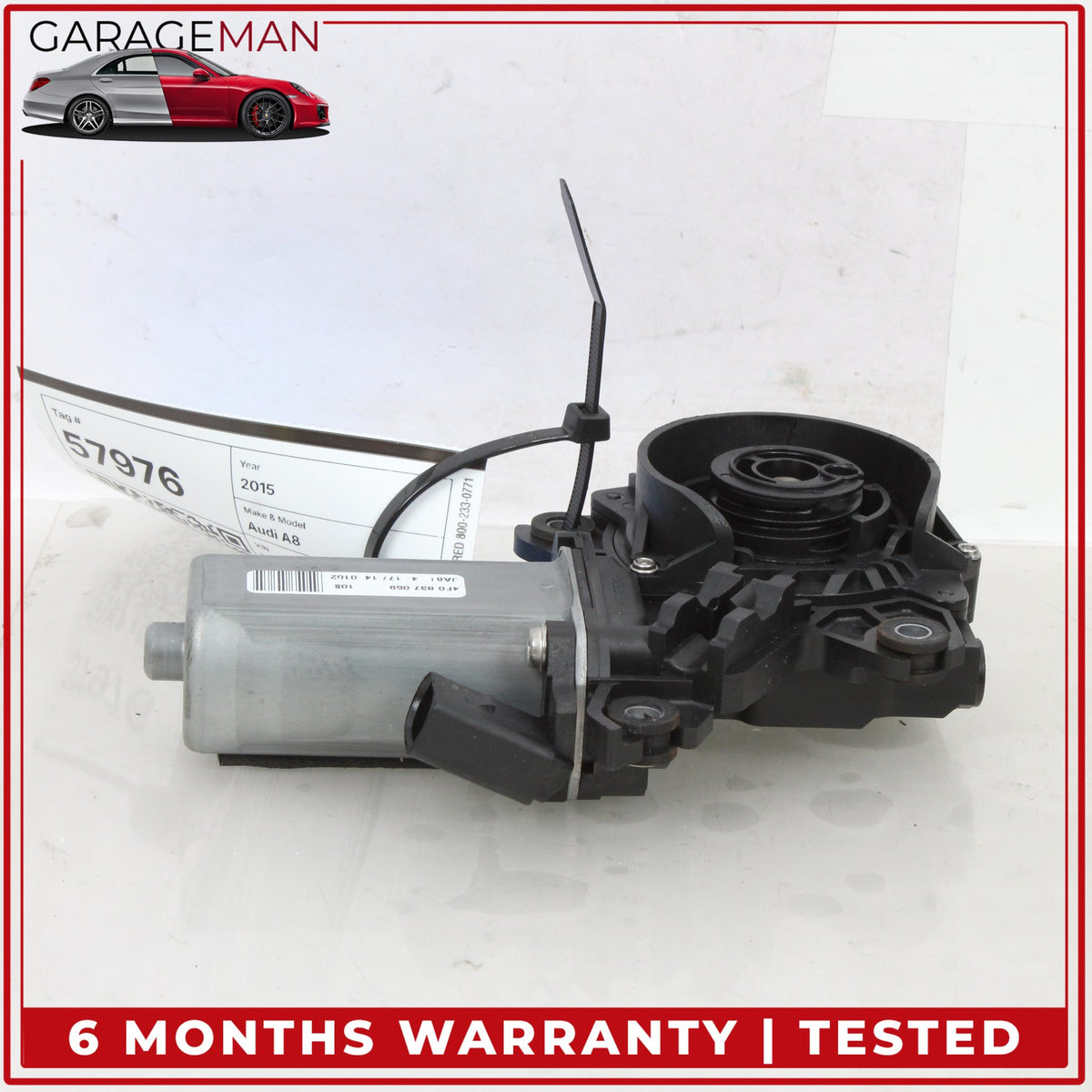 2011-2018 Audi A8 S8 Front or Rear Left Side Door Soft Close Motor 4F0837059 OEM