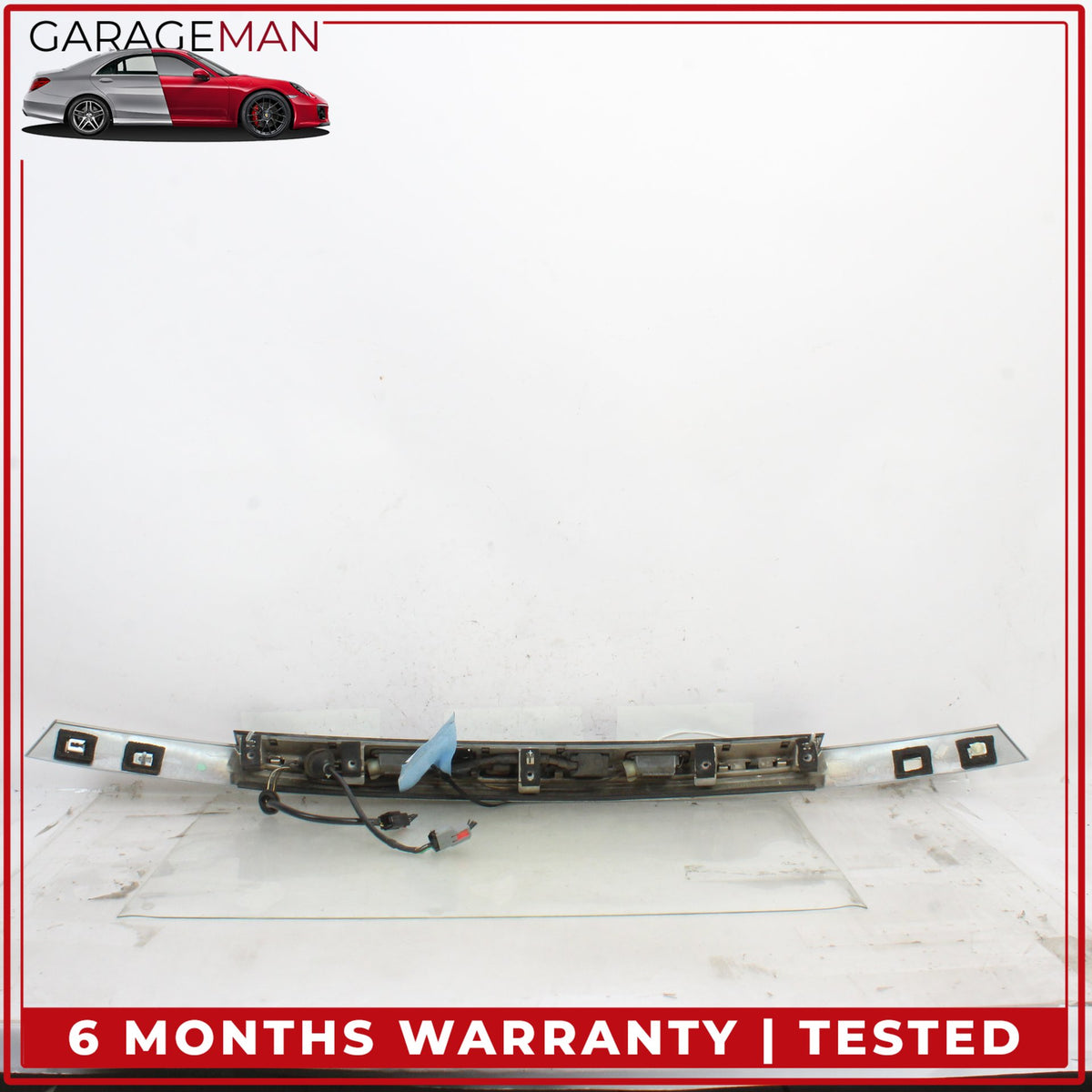 2012-2015 Jaguar XF X250 Rear Trunk Lid Molding Panel Trim Chrome w/ Camera OEM