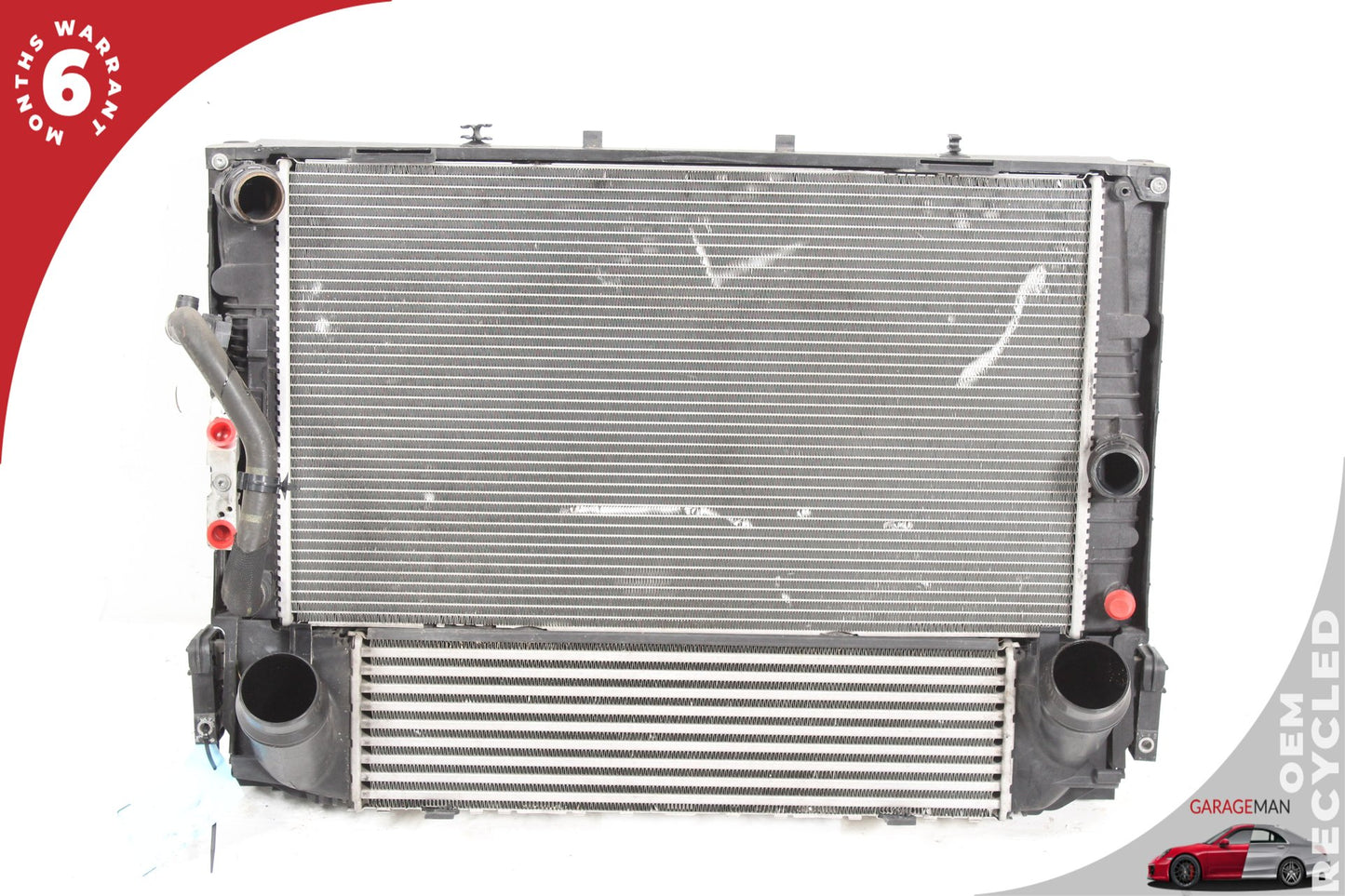 2012-2018 BMW 320i F30 Engine Cooling Radiator AC A/C Condenser Intercooler Assembly 7600531