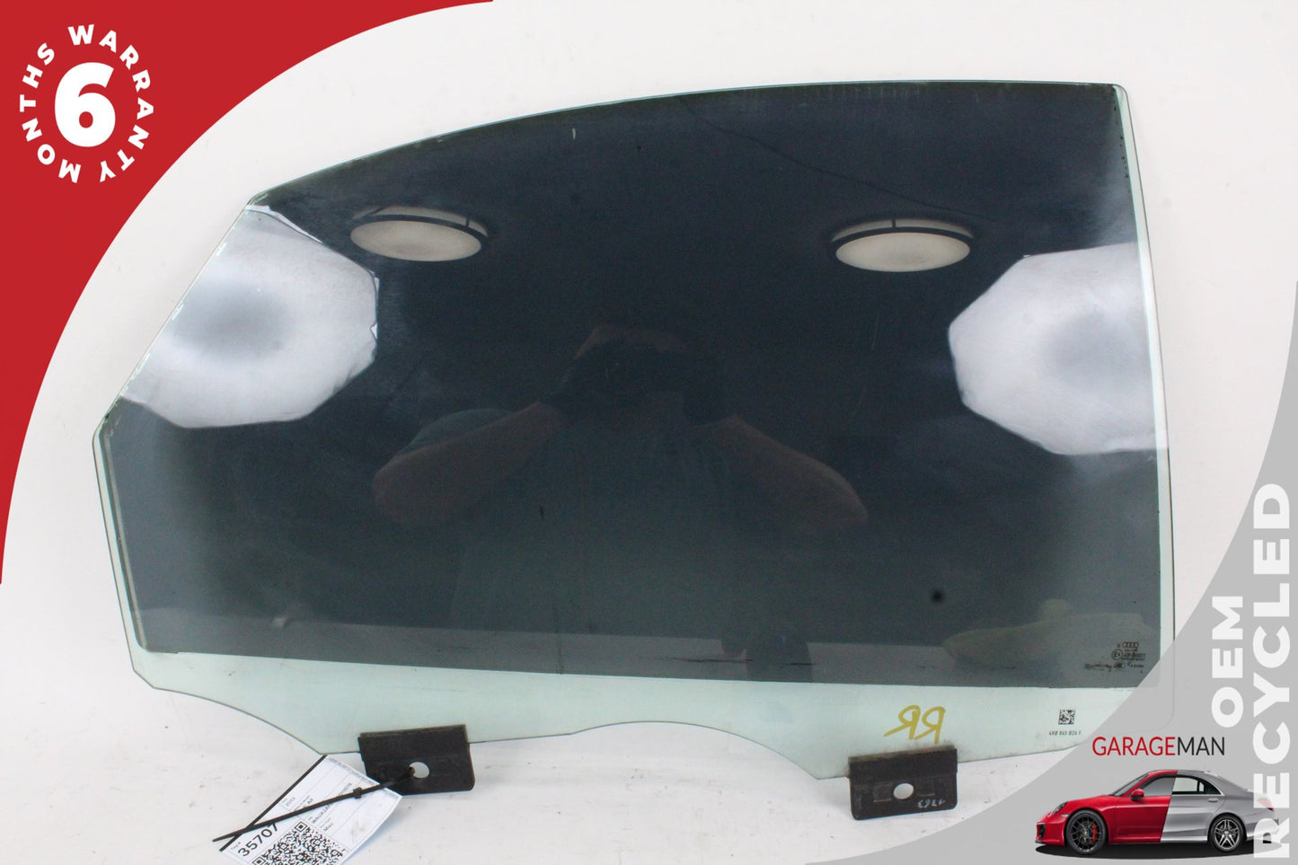2011-2018 Audi A8 S8 Rear Right Passenger Side Door Window Glass 4H0845026F OEM
