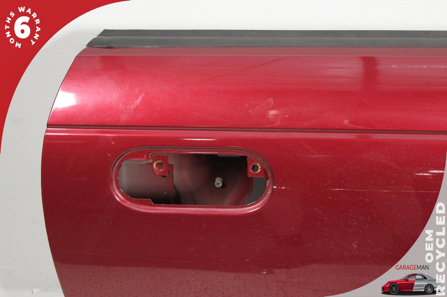 2002-2005 Ford Thunderbird Front Right Side Door Shell Red 1W6Z7620124AA OEM