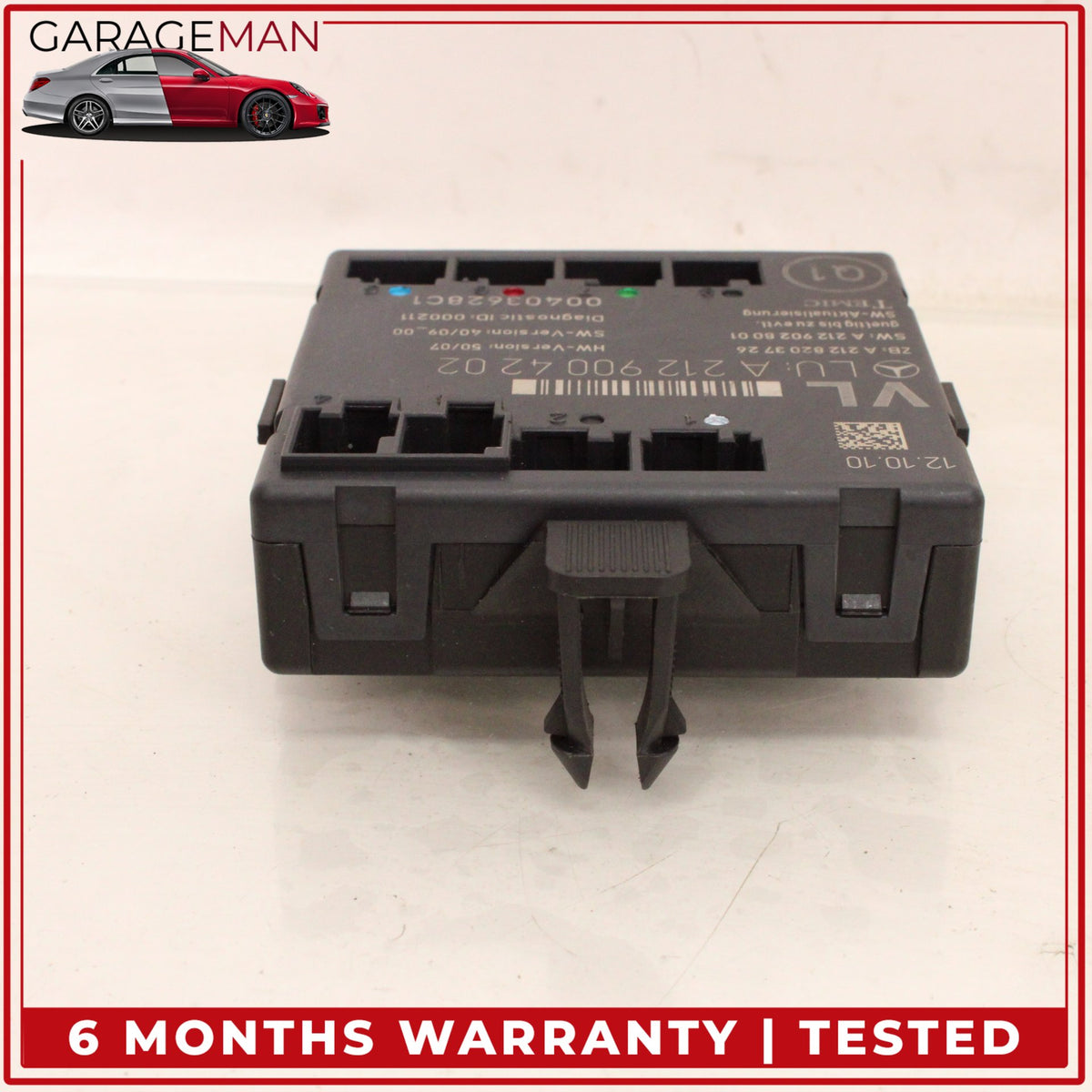 2008-2018 Mercedes W212 E350 Front Left Side Door Control Module 2129004202 OEM