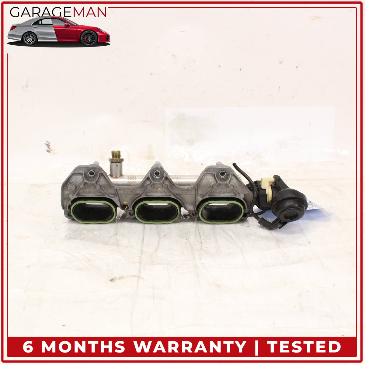 2010-2018 Audi A6 A7 3.0L Engine Left Side Lower Intake Manifold 06E133340E OEM