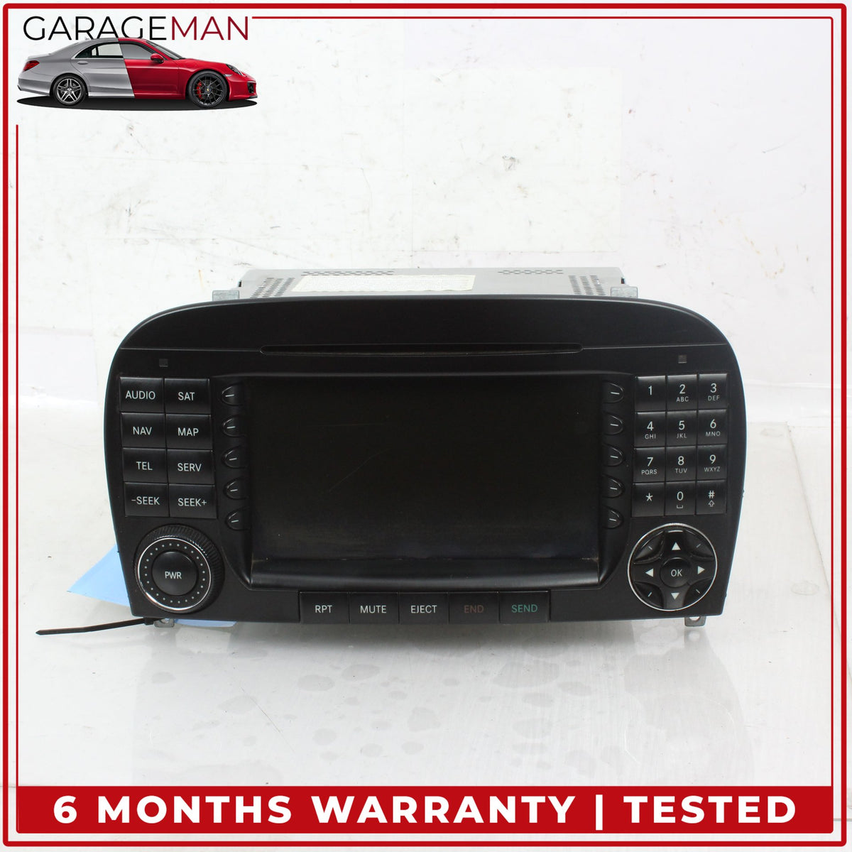 2005-2008 Mercedes R230 SL500 Command Head Unit Navigation Radio 2308205489 OEM