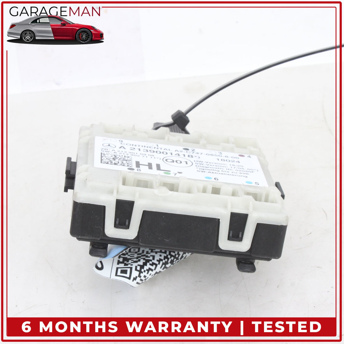 2017-2020 Mercedes W213 E300 Rear Left Door Control Module Unit 2139001418 OEM