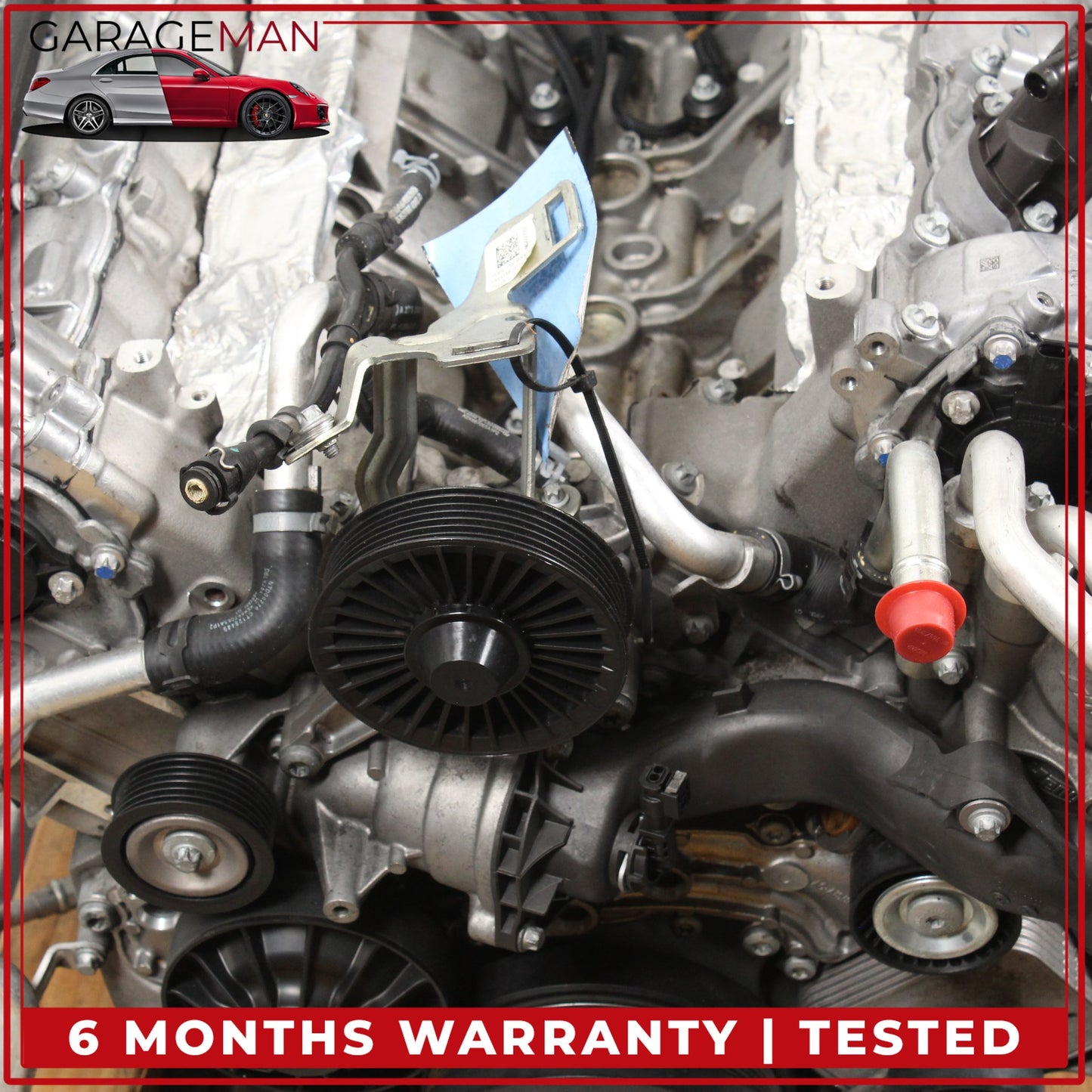 2007-2015 Mercedes W218 CLS63 E63 C63 AMG Engine Motor Assembly 156.983 OEM 112k