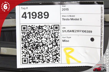 2012-2016 Tesla Model S 85D Right Passenger Side B Pillar Applique Molding Trim 100453500B