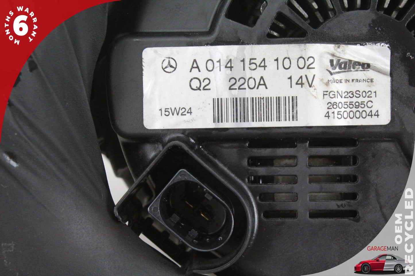 2011-2018 Mercedes W221 S550 CL550 Engine Alternator Generator 0141541002 OEM