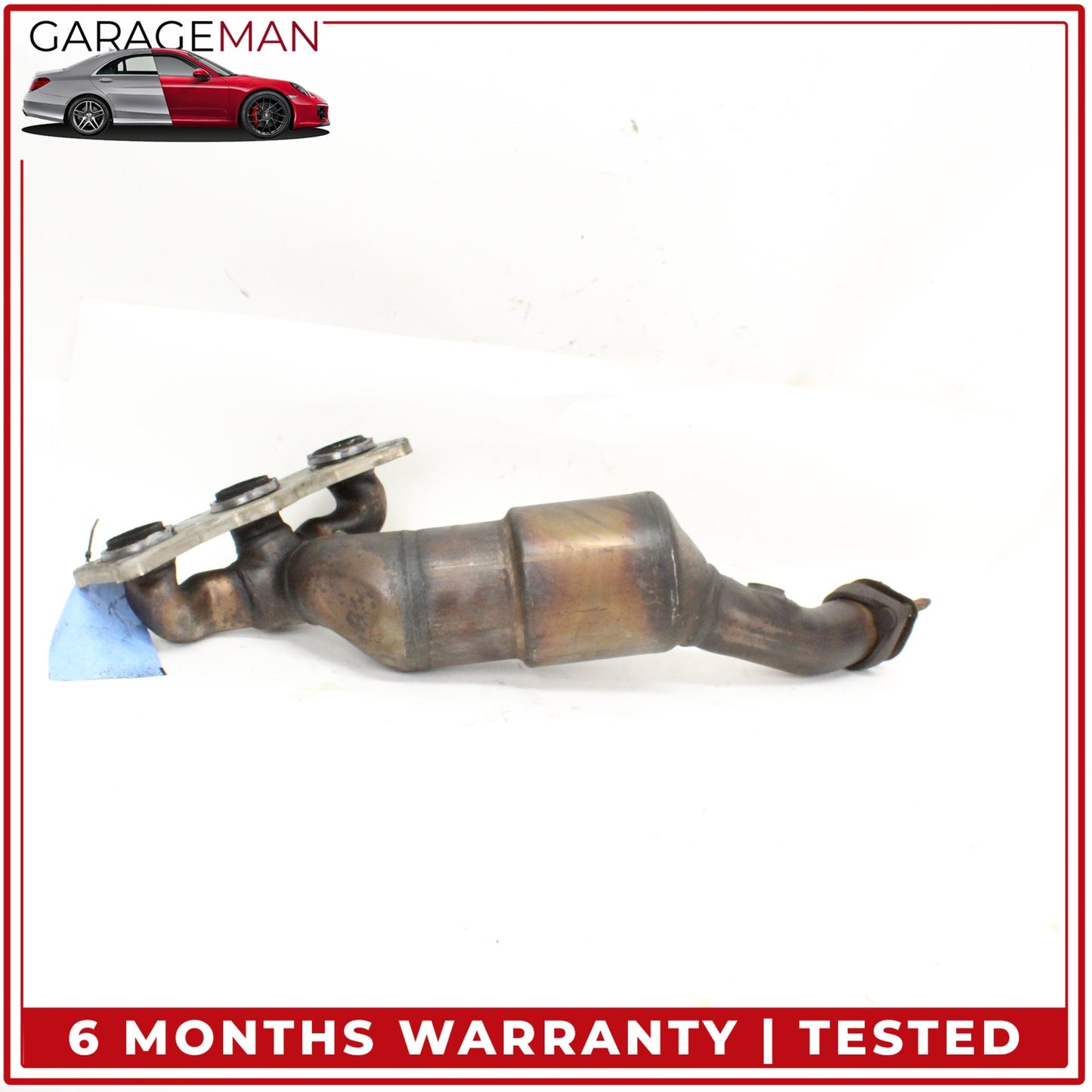 2011 BMW 528i F10 Sedan Exhaust Downpipe 7591446 OEM