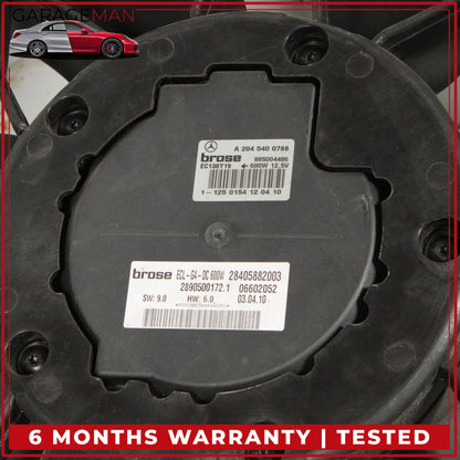 2008-2020 Mercedes X204 GLK350 Engine Radiator Cooling Fan Motor Assembly OEM