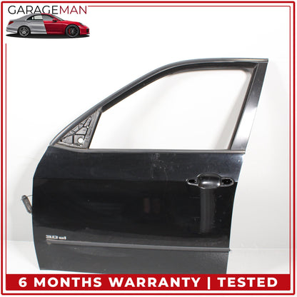 2007-2013 BMW X5 E70 Front Left Side Door Shell Black w/ Window Regulator OEM