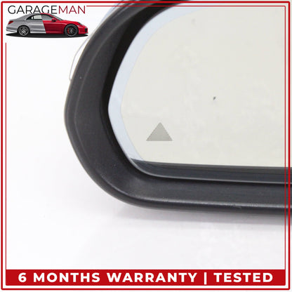 2015-2016 Mercedes W205 C300 Front Left Door Rear View Mirror w/ Blind Spot OEM