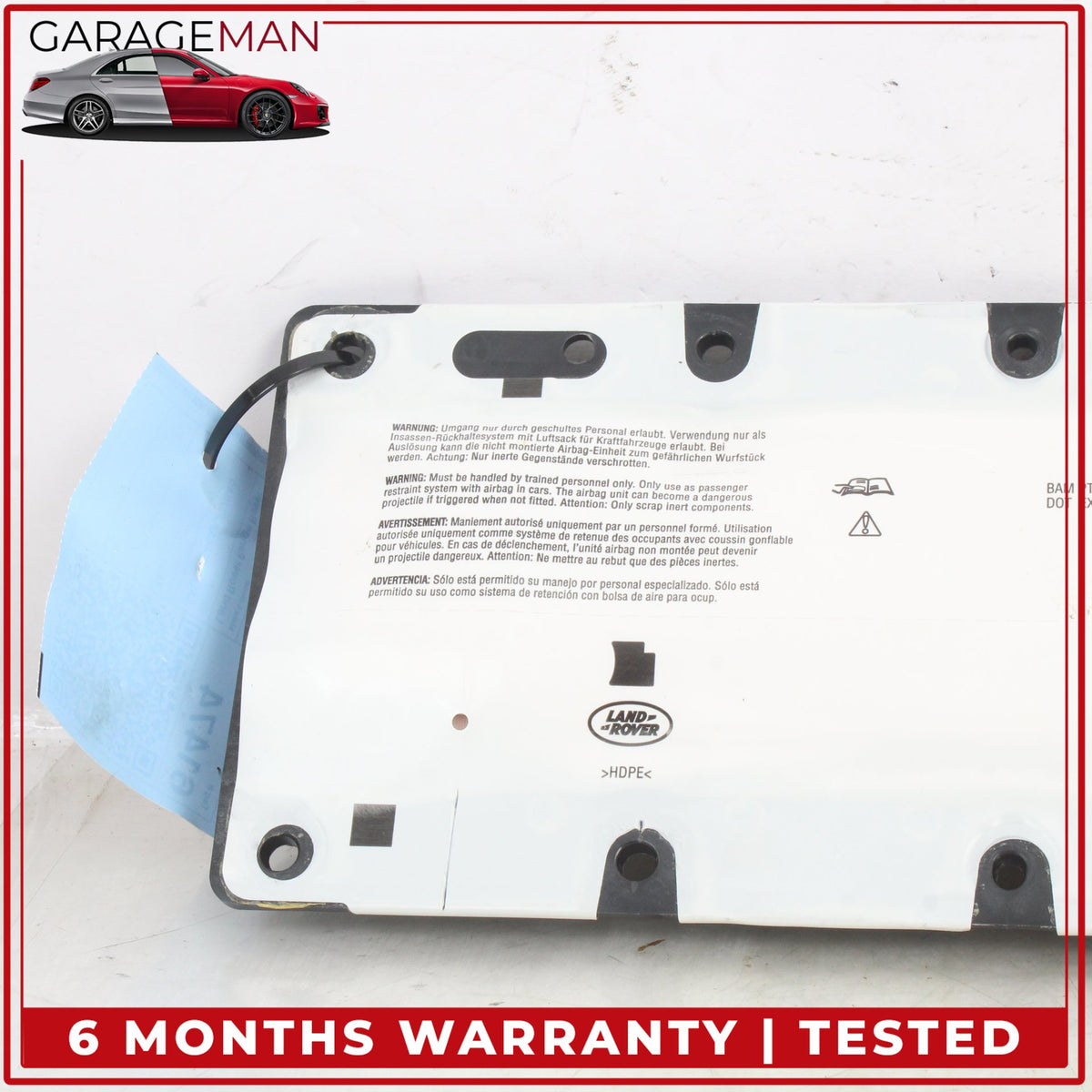 2010-2012 Range Rover L322 Front Right Side Knee Airbag 7H42042A01AA OEM