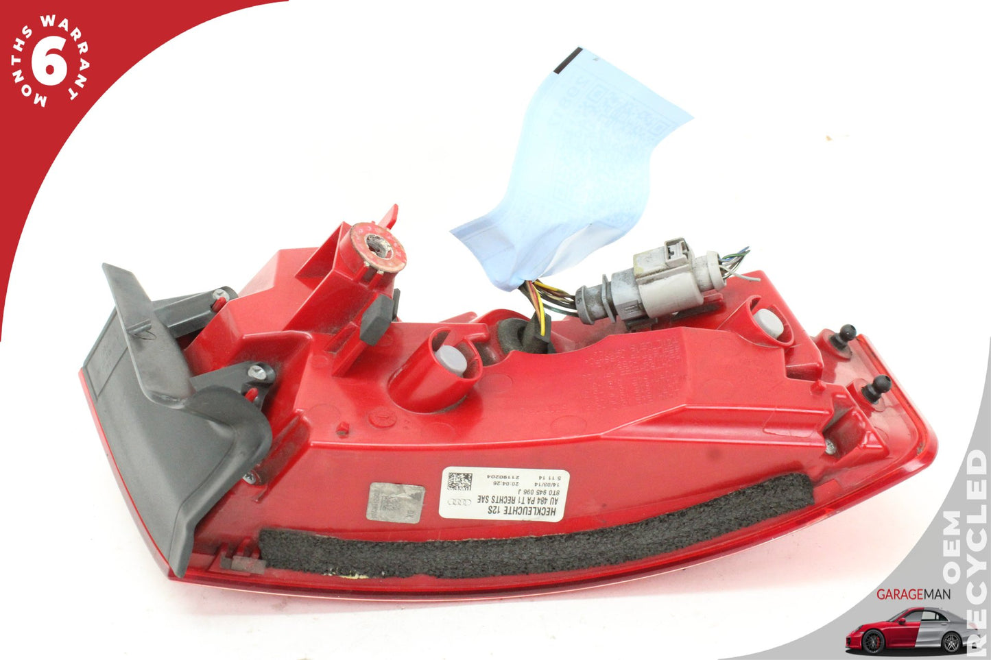 2013-2017 Audi RS5 S5 Rear Right Passenger Side Outer Tail Light 8T0945096J OEM