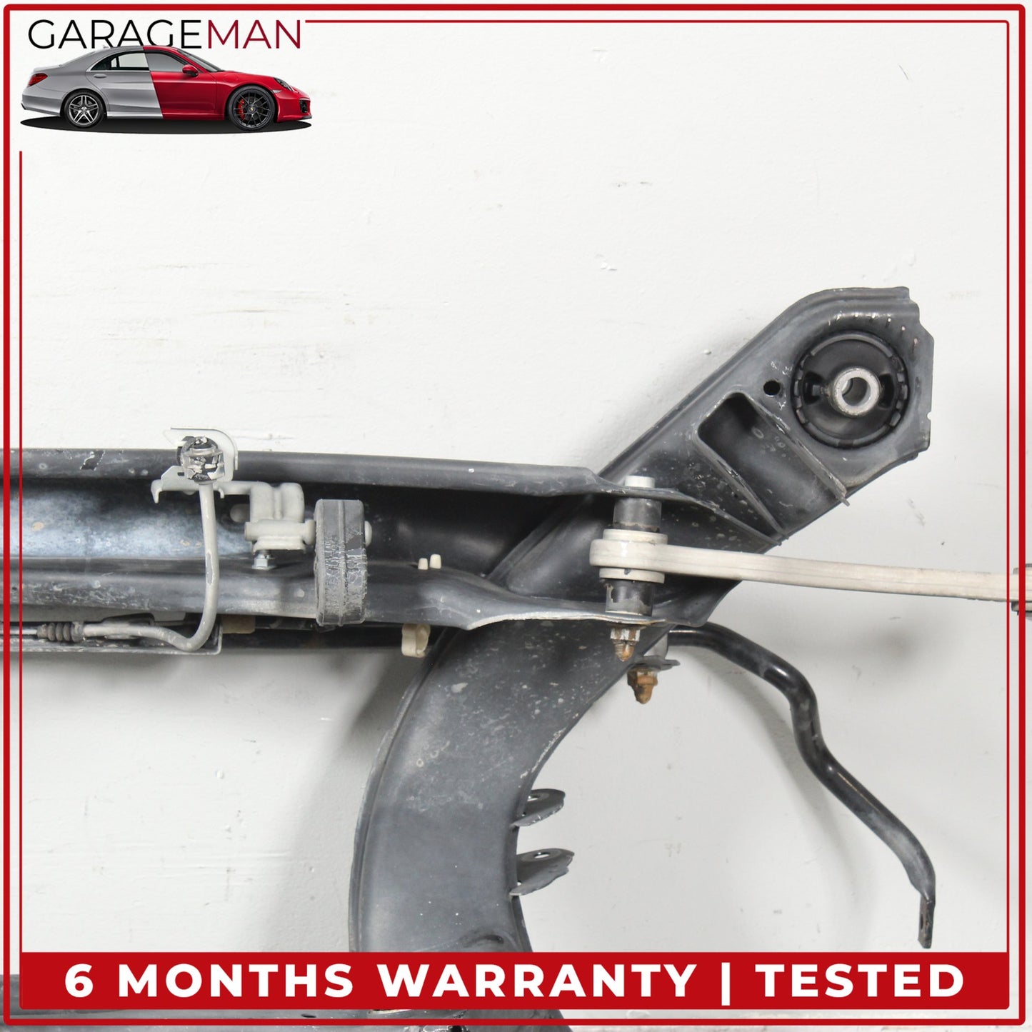 2008-2015 Mercedes W204 C250 Rear Subframe Crossmember w/ Anti Roll Sway Bar OEM