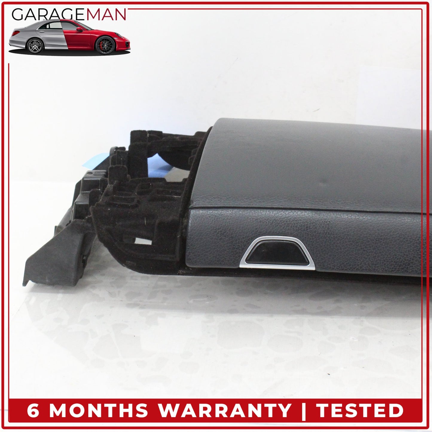 2014-2020 Mercedes W222 S550e Front Center Console Armrest Lid Cover Black OEM
