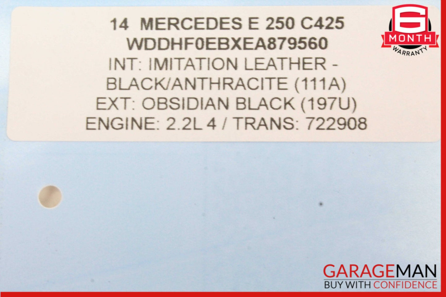 12-18 Mercedes W212 E250 Rear Right or Left Lower Spring Seat Control Arm
