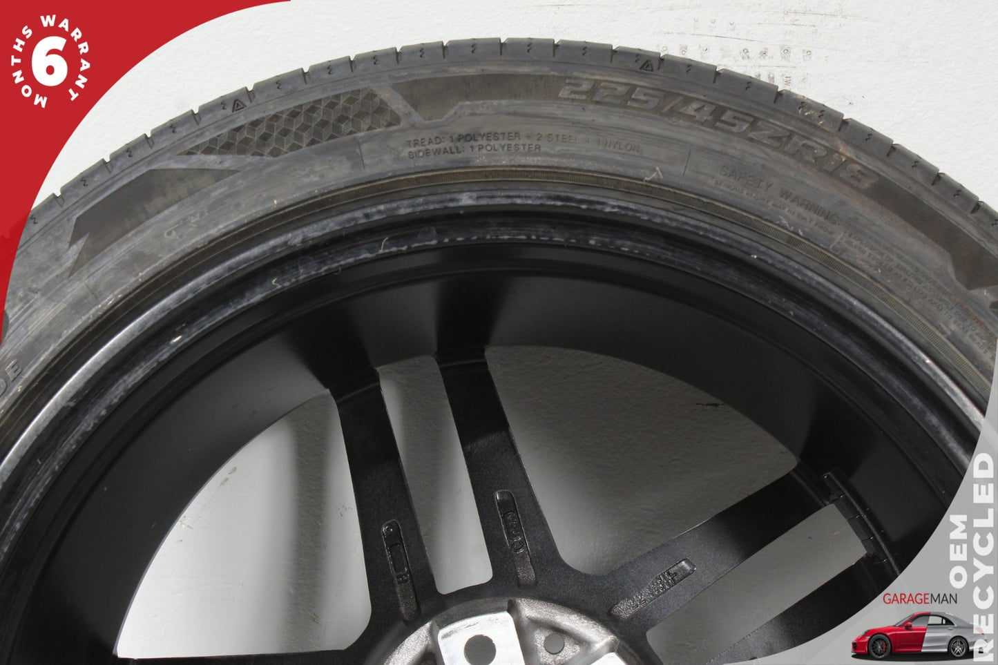 2015-2021 Mercedes-Benz C300 W205 Sedan Wheel Rim 18x9.5J w/ Tire A2124010300