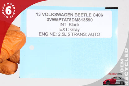 2012-2019 Volkswagen Beetle Rear Right Passenger Side Fender Silver 5C5821306C